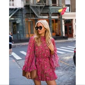 The GABRIELA Floral Chiffon Romper